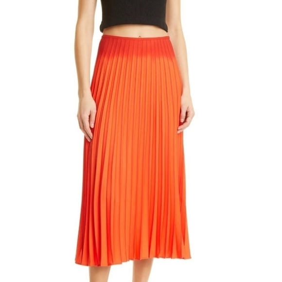 PROENZA SCHOULER Tie-Dye Print micro plead  Knee-Length Skirt - Picture 1 of 4